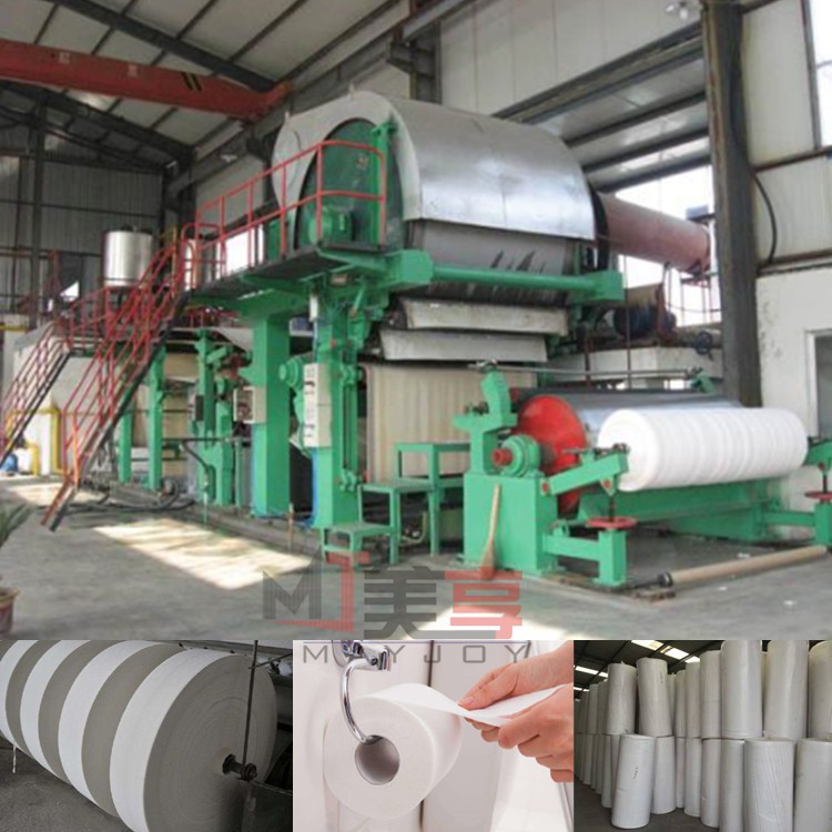 Tualetes papīra izgatavošanas mašīna